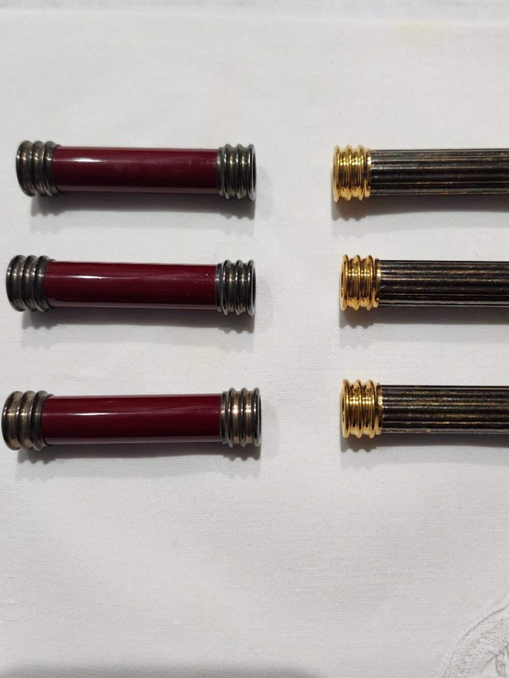 French Art Deco Knife Rests, Mid Century, Set of Six